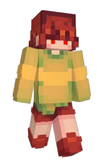 Front of dexhead's skin