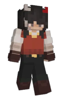 Front of itsen's skin