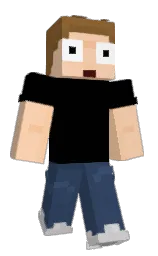 black and rhino Minecraft skin — Classic model