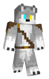YiWolf's Minecraft skin wearing the Aurora cape
