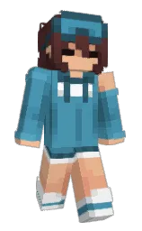 steel blue and manhattan Minecraft skin — Slim model