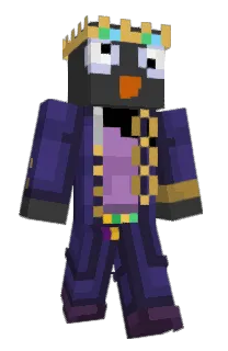 Front of blokmeneertje's skin