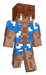 old rose and denim Minecraft skin — Classic model