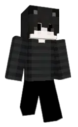 black and mine shaft Minecraft skin — Classic model