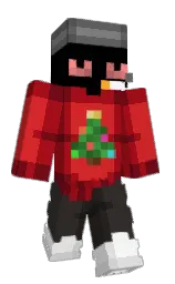 tamarillo and alizarin crimson Minecraft skin — Classic model