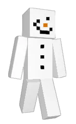 white and black Minecraft skin — Classic model