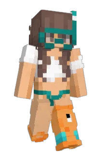 c_ute Minecraft avatar full body