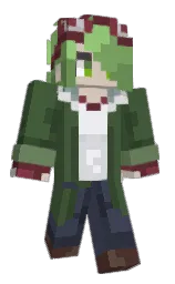 bakaboi's Minecraft skin wearing the Moonlight Trail cape