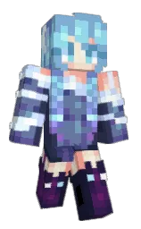 AngelAlana's Minecraft skin wearing the Migrator cape