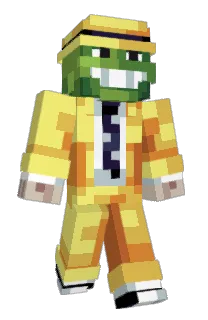 Front of Peroozo's skin