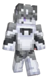 santas gray and mystic Minecraft skin — Classic model — first worn by Deplines