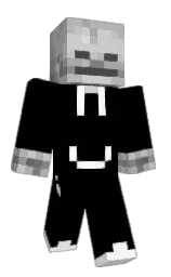 NotEfe's Minecraft skin wearing the Twisted cape