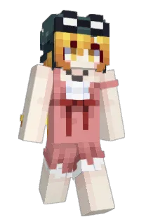 Front of Liana's skin
