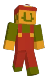 roof terracotta and olive Minecraft skin — Classic model — first worn by FuntotheMax628