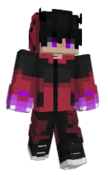 well read and crown of thorns Minecraft skin — Classic model