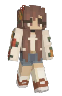 Front of Etiolee's skin