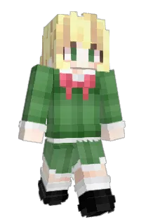 Front of bluora's skin