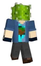 peach and black pearl Minecraft skin — Classic model — first worn by GamerDragon252