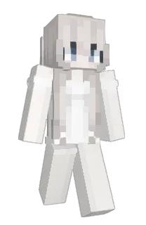 Front of Holy's skin