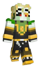 mine shaft and goldenrod Minecraft skin — Classic model — first worn by TW0_Muffins