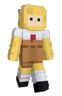 Front of Crompouce's skin