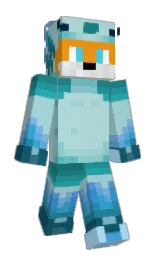 chathams blue and ziggurat Minecraft skin — Slim model — first worn by Fox_gamez