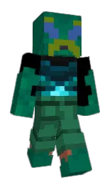 tropical rain forest and aqua deep Minecraft skin — Classic model — first worn by CrimpyLace85127