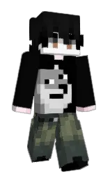 Japandenim's Minecraft skin wearing the Pan cape