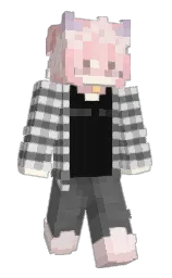 cattyyyn's Minecraft skin wearing the 15th Anniversary cape