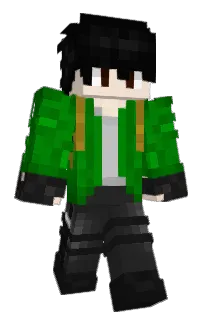 Front of Jegray's skin