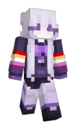 prelude and white lilac Minecraft skin — Slim model