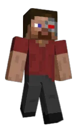 mine shaft and crown of thorns Minecraft skin — Classic model