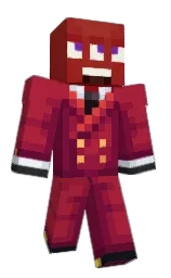 mexican red and black Minecraft skin — Classic model