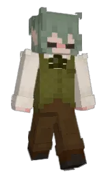 HeavenT1's Minecraft skin wearing the Pan cape