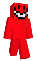 red and black Minecraft skin — Classic model — first worn by ArmpitLover23