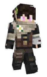 shark and bison hide Minecraft skin — Slim model