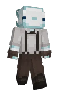 Front of BafferMan's skin