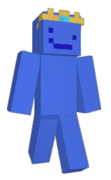 royal blue and anzac Minecraft skin — Classic model