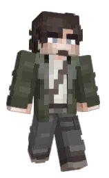kelp and woody brown Minecraft skin — Classic model — first worn by Klaiplegend