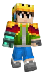 Wreckloud's Minecraft skin wearing the MCC 15th Year cape