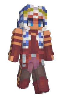 Front of moonusa's skin