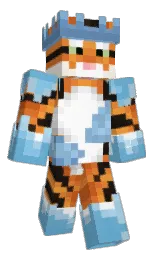 fire bush and ochre Minecraft skin — Classic model — first worn by Kikigum