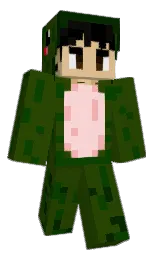 verdun green and calico Minecraft skin — Classic model