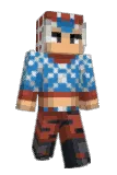 carimbo Minecraft avatar full body
