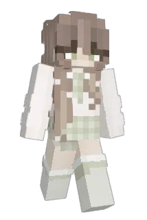 catallergic Minecraft avatar full body
