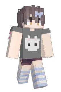 catboy Minecraft avatar full body