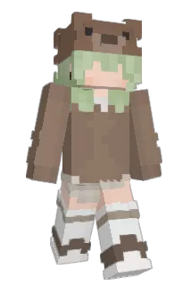 catsticker Minecraft avatar full body