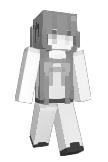 cavitated Minecraft avatar full body
