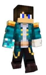 cyprus and sherpa blue Minecraft skin — Classic model — first worn by DarthVaderDe