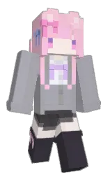 spun pearl and ship gray Minecraft skin — Slim model